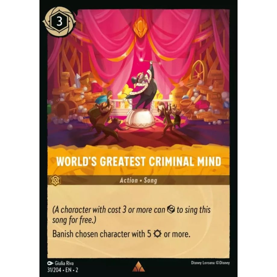 LORCANA 世界一の犯罪心理学者【レア】 / World's Greatest Criminal Mind - 31/204-EN-2