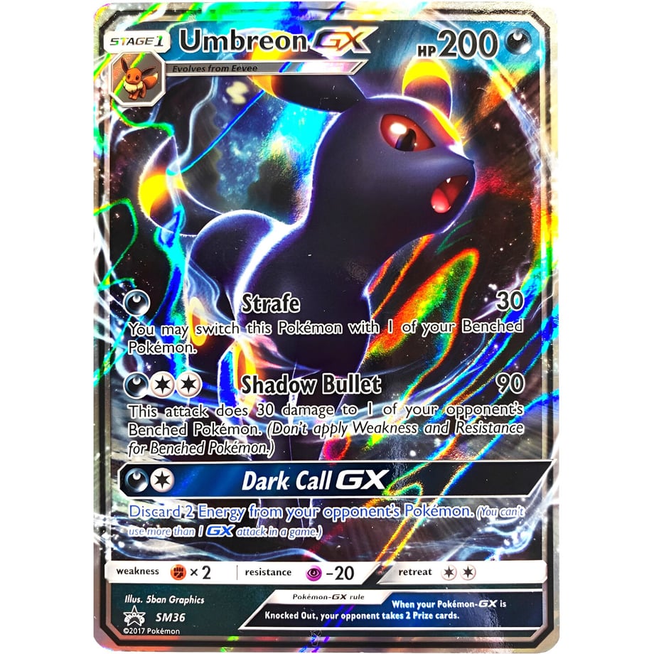 ブラッキーGX【P】 / Umbreon GX - SM Promos (SM36)