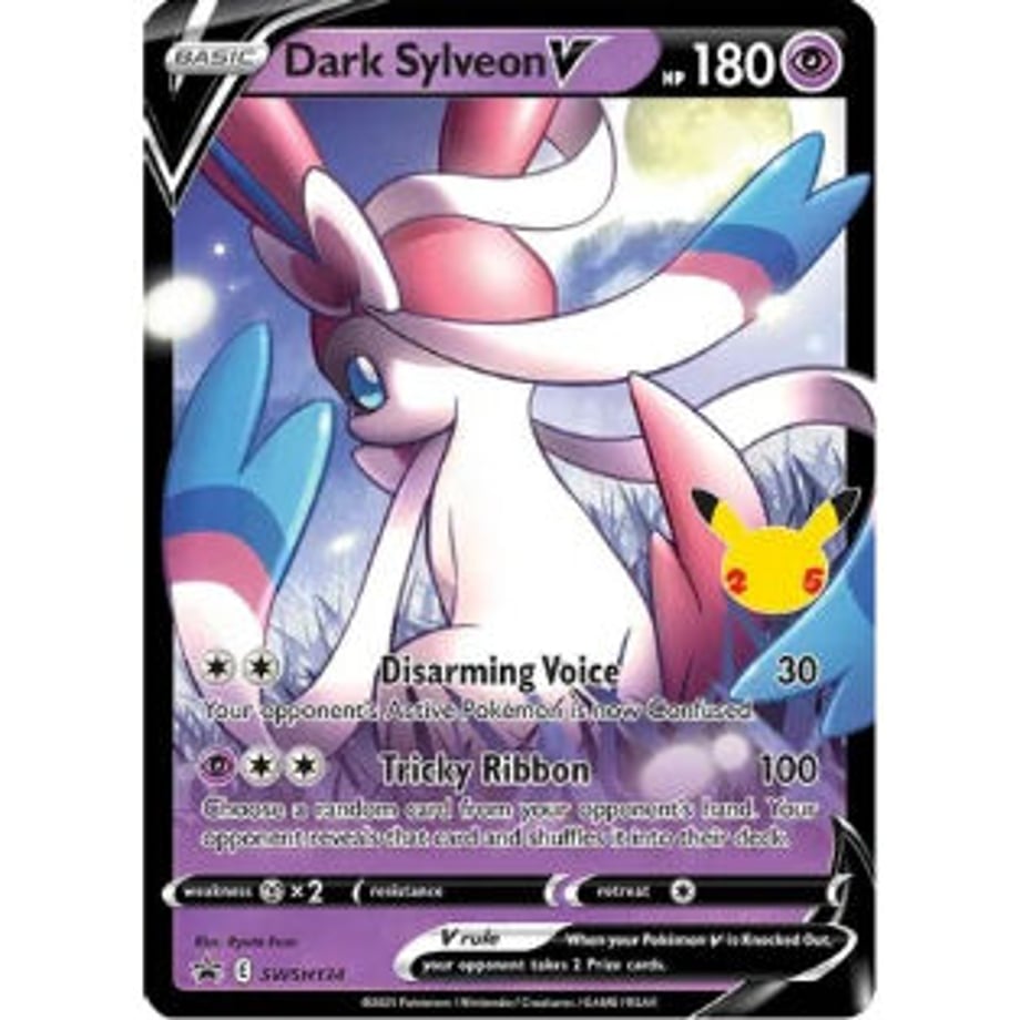 わるいニンフィア V 【海外限定絵柄】 / Dark Sylveon V - Sword & Shield Promo Cards (SWSH134)