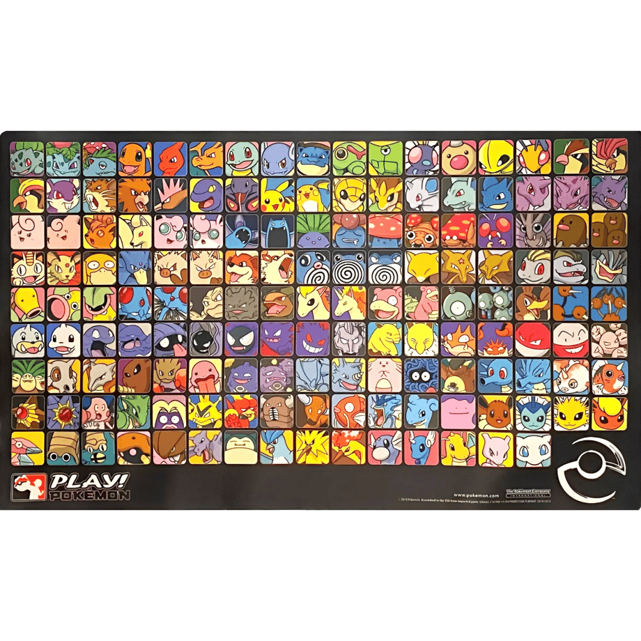 ポケモンカード 2014 Professor Program カントー (黒) プレイマット