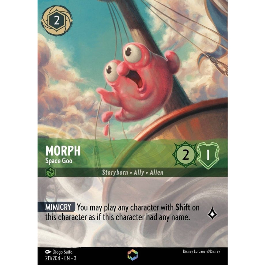 LORCANA モーフ 【エンチャンテッド】 / Morph (Space Goo) - 211/204-EN-3