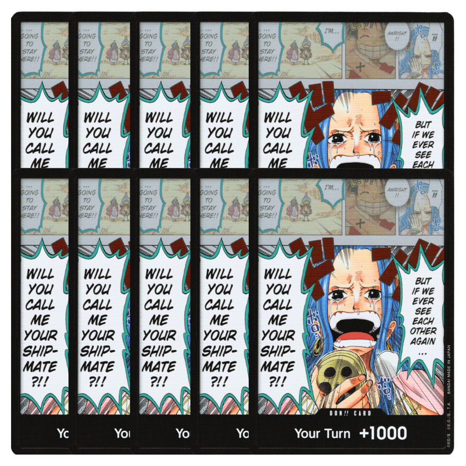 海外版】ワンピースカード ドンカード DON!! 英語 10枚セット