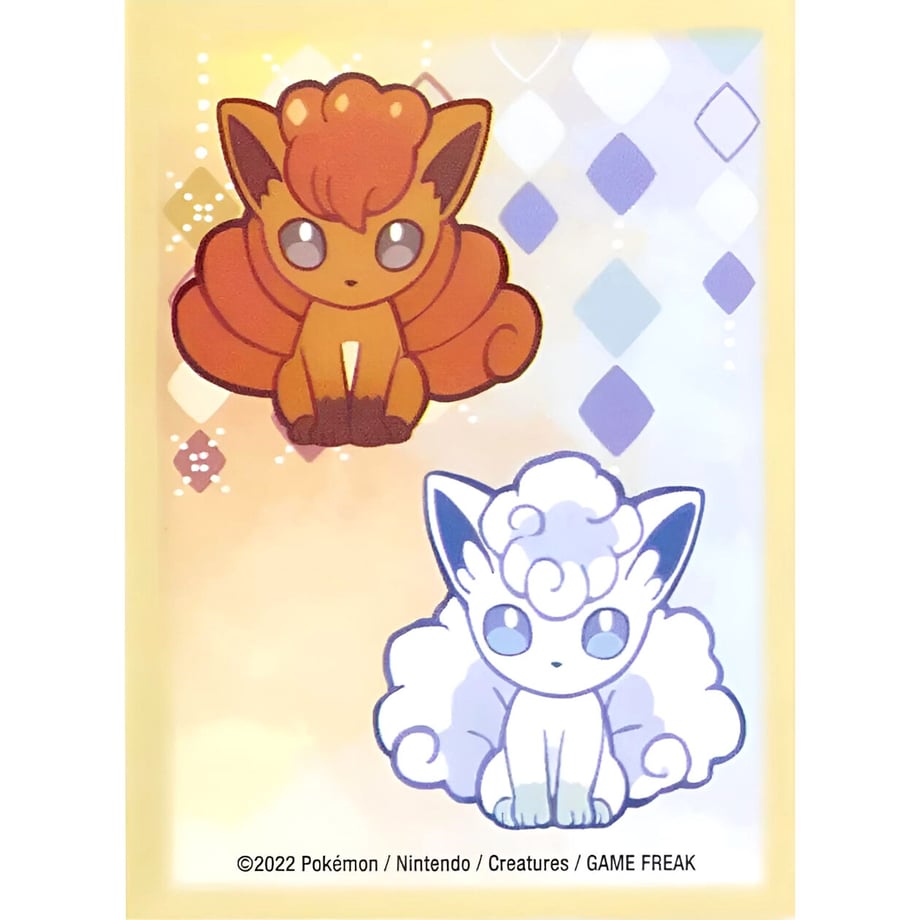 【バラ】 海外ポケセン限定 Vulpix Seasons (ロコン & アローラロコン) スリーブ (2022)