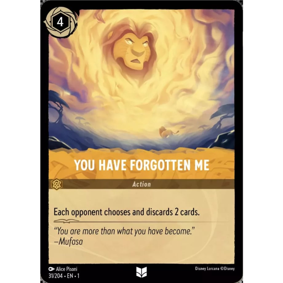 LORCANA You Have Forgotten Me - 31/204-EN-1