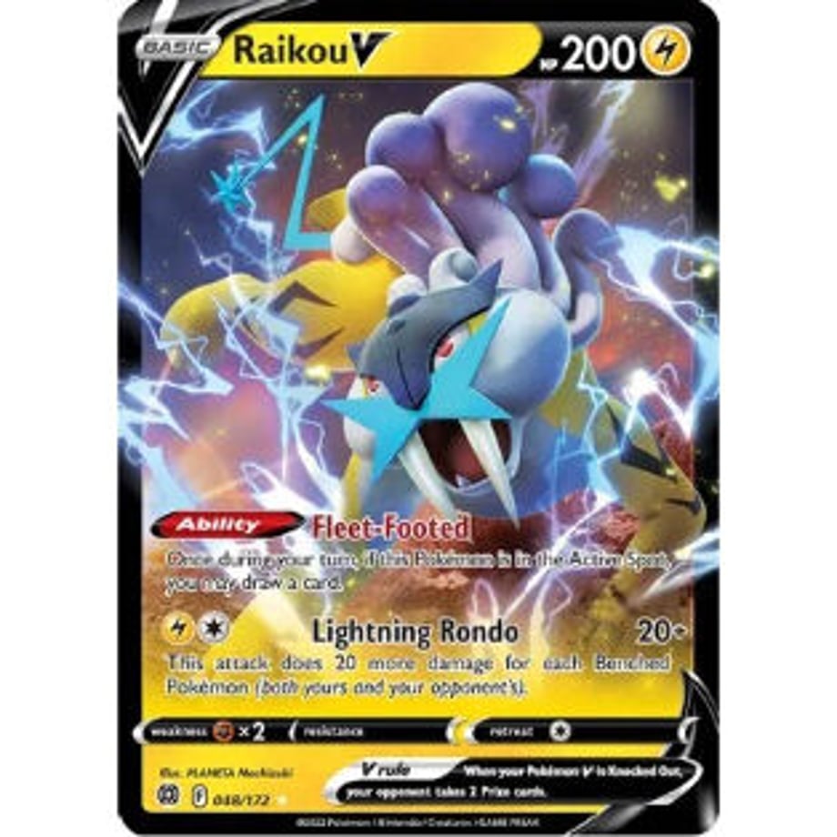 ライコウV / Raikou V - Brilliant Stars (048/172)