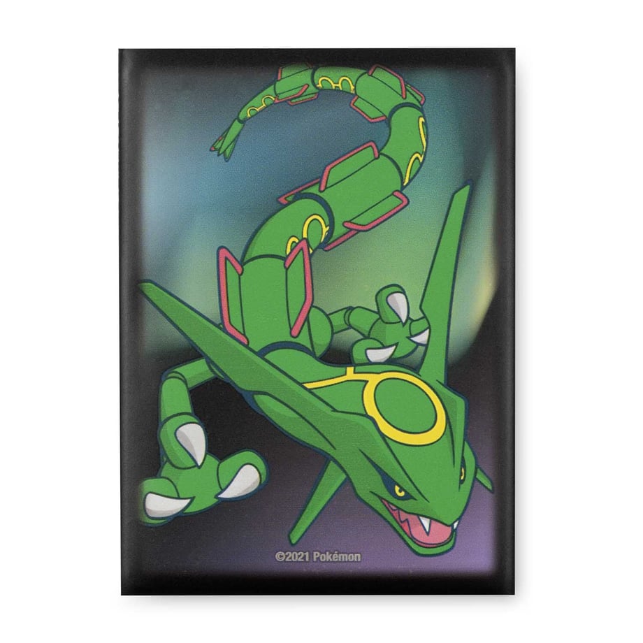Pokemon Card Rayquaza Legendary Light Card Sleeves (65 Cards)
