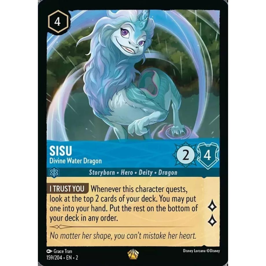 LORCANA シスー【レジェンダリー】 / Sisu (Divine Water Dragon) - 159/204-EN-2