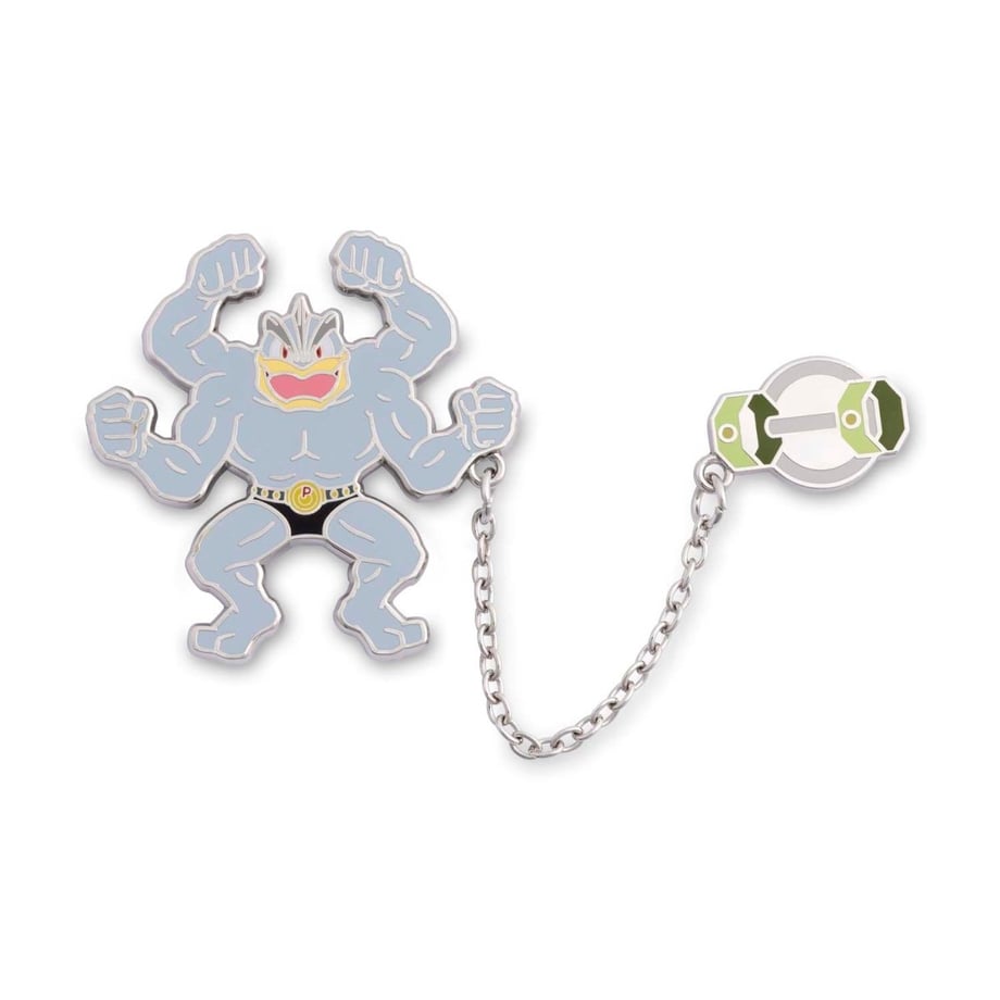 Pokémon Center Exclusive Machamp with Seishun Gibbus Pin