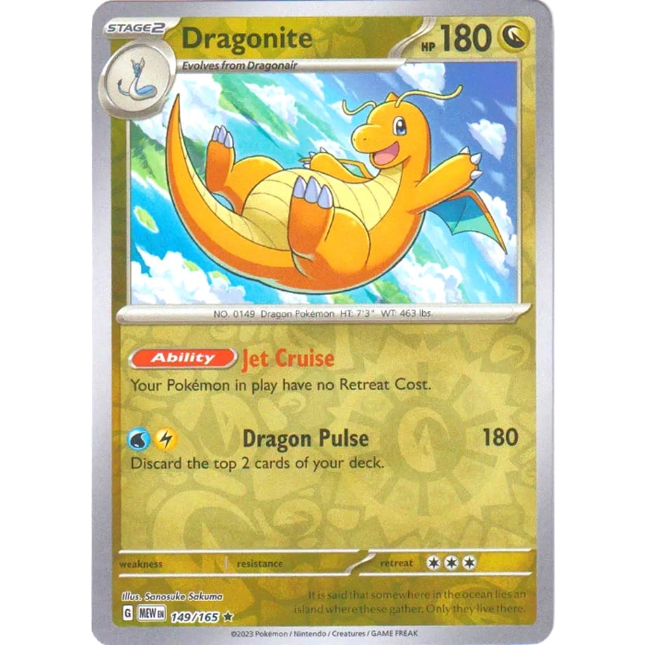 カイリュー【リバホロ】 / Dragonite - Scarlet & Violet 151 (149/165)