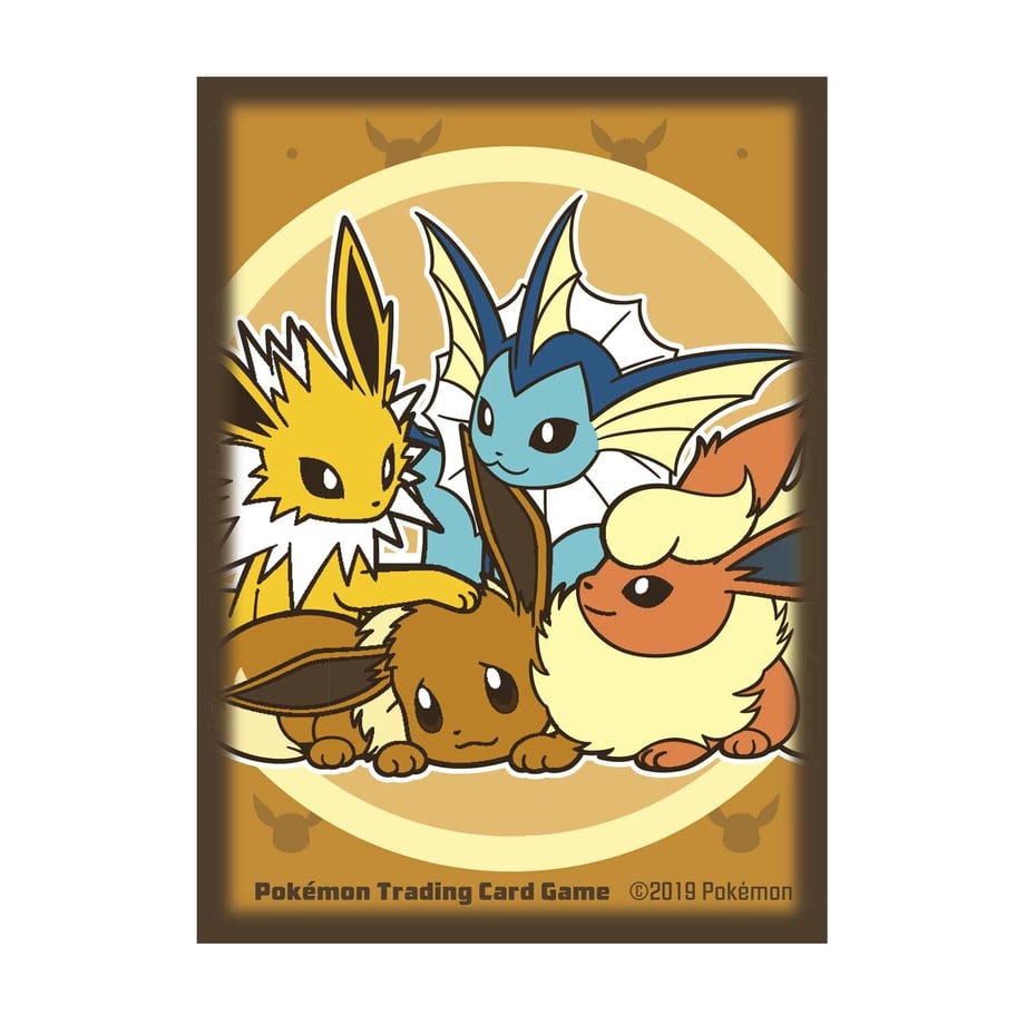 【バラ】 海外ポケセン限定 Eevee Friendship(ブイズ) スリーブ (2019)