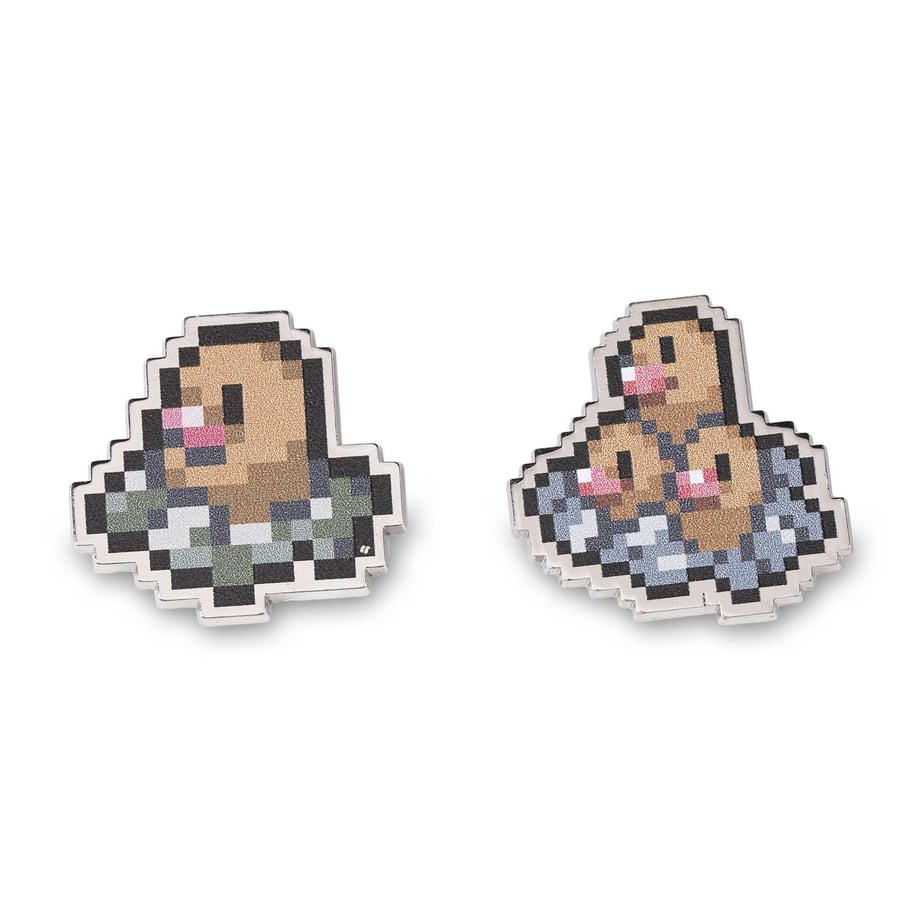 Pokémon Center Exclusive Diglett/Dagtrio Pixel Pin