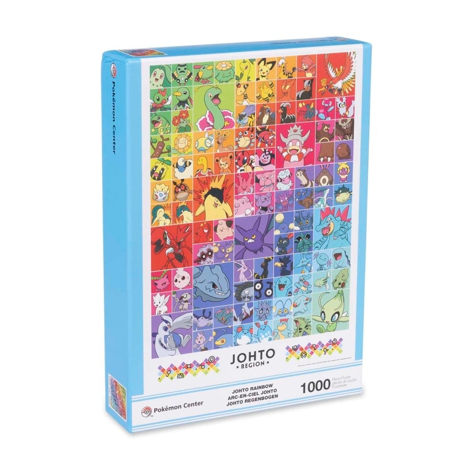 Exclusive to overseas Pokémon Centers: Johto Pokémon Jigsaw Puzzle (1000 pieces)