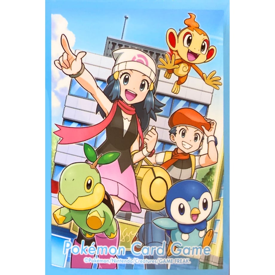 【バラ】 日版 ポケセン限定 コウキ&ヒカリ スリーブ (2022)