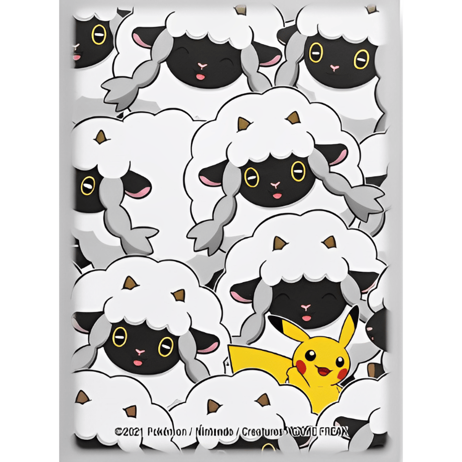 【バラ】 海外ポケセン限定 Wooloo Fluffy Flock (ウールー) スリーブ 【再販版】 (2021)