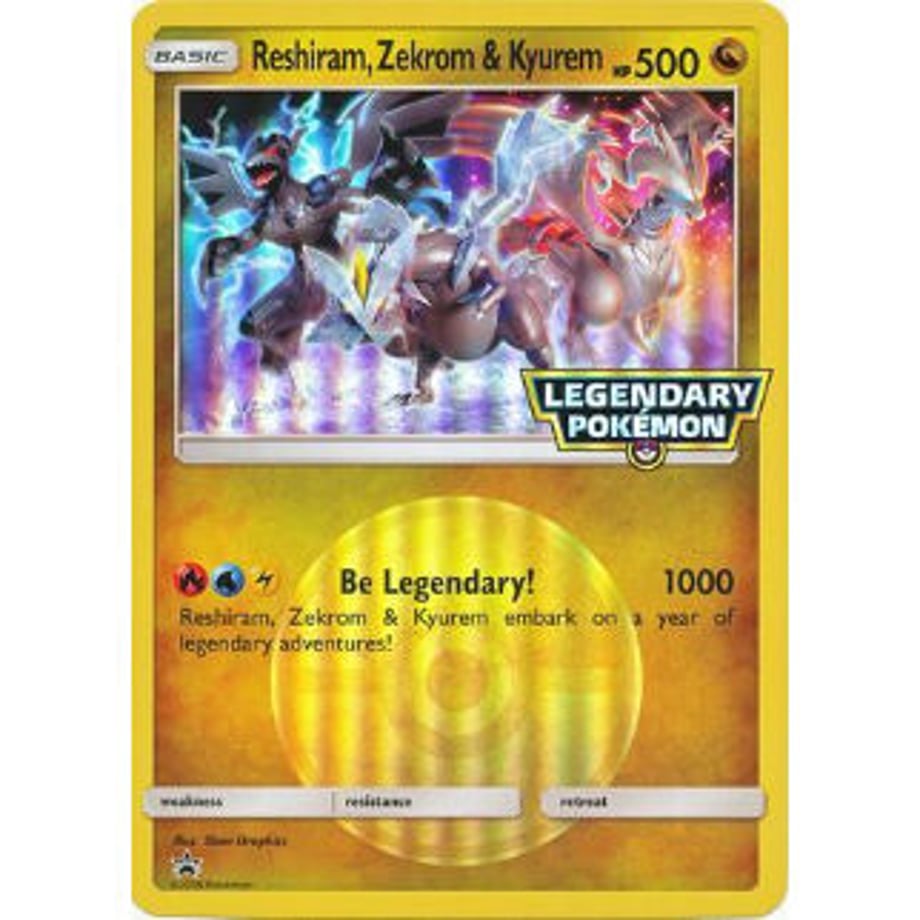 【ジャンボカード】レシラム&ゼクロム&キュレム【特大サイズ(146mm×203mm)】