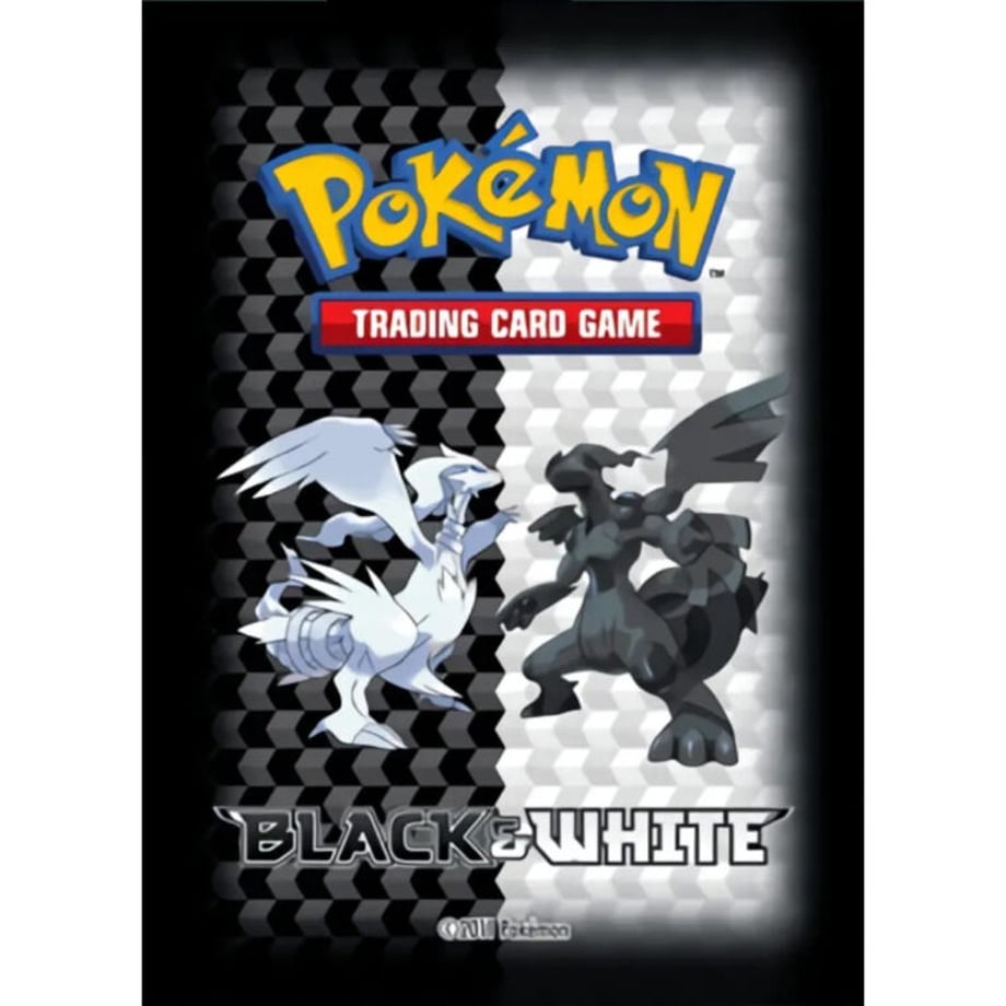 【バラ】 Ultra Pro Generic5 – Black & White (レシラム・ゼクロム) スリーブ (2011)