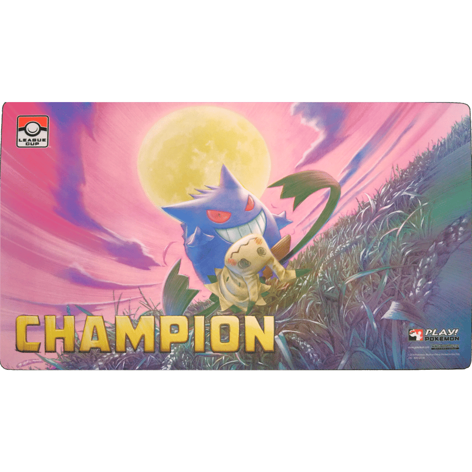 Pokemon Card 2018 League Cups Gengar & Mimikyu Playmat