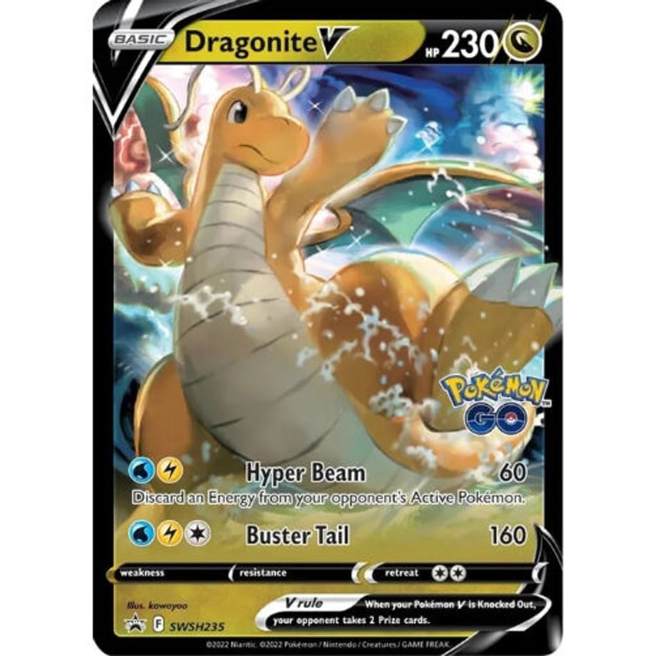 カイリューV (RR仕様)【P】 / Dragonite V - Sword & Shield Promo Cards (SWSH235)