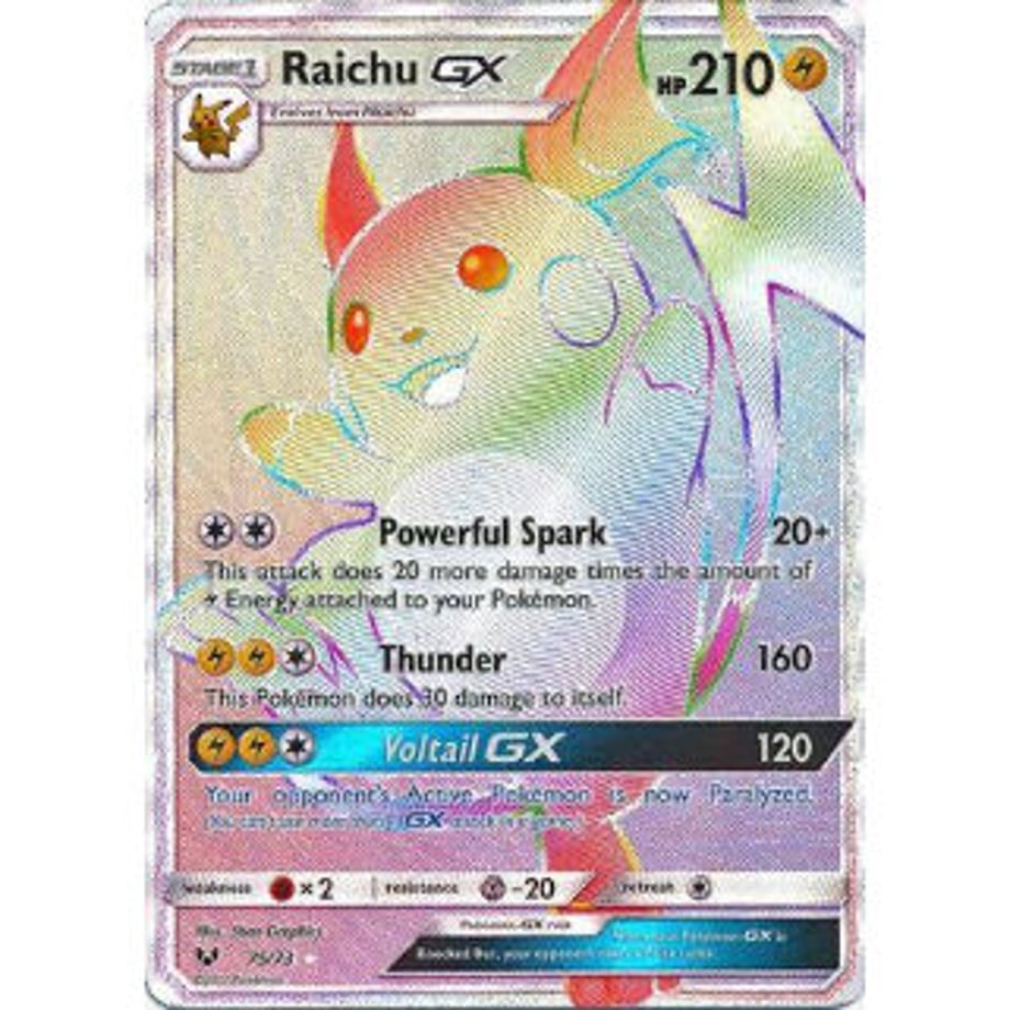 ライチュウGX【HR】 / Raichu GX - SM Promos (SM90)