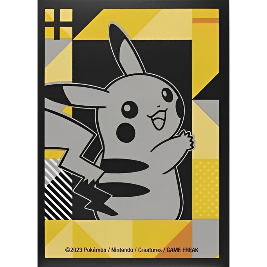 Pokemon Card Pikachu Power Grid Card Sleeves (65 Cards)