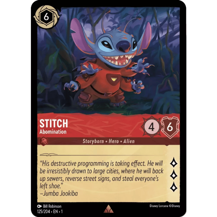 LORCANA Stitch (Abomination) - 125/204-EN-1(Foil)