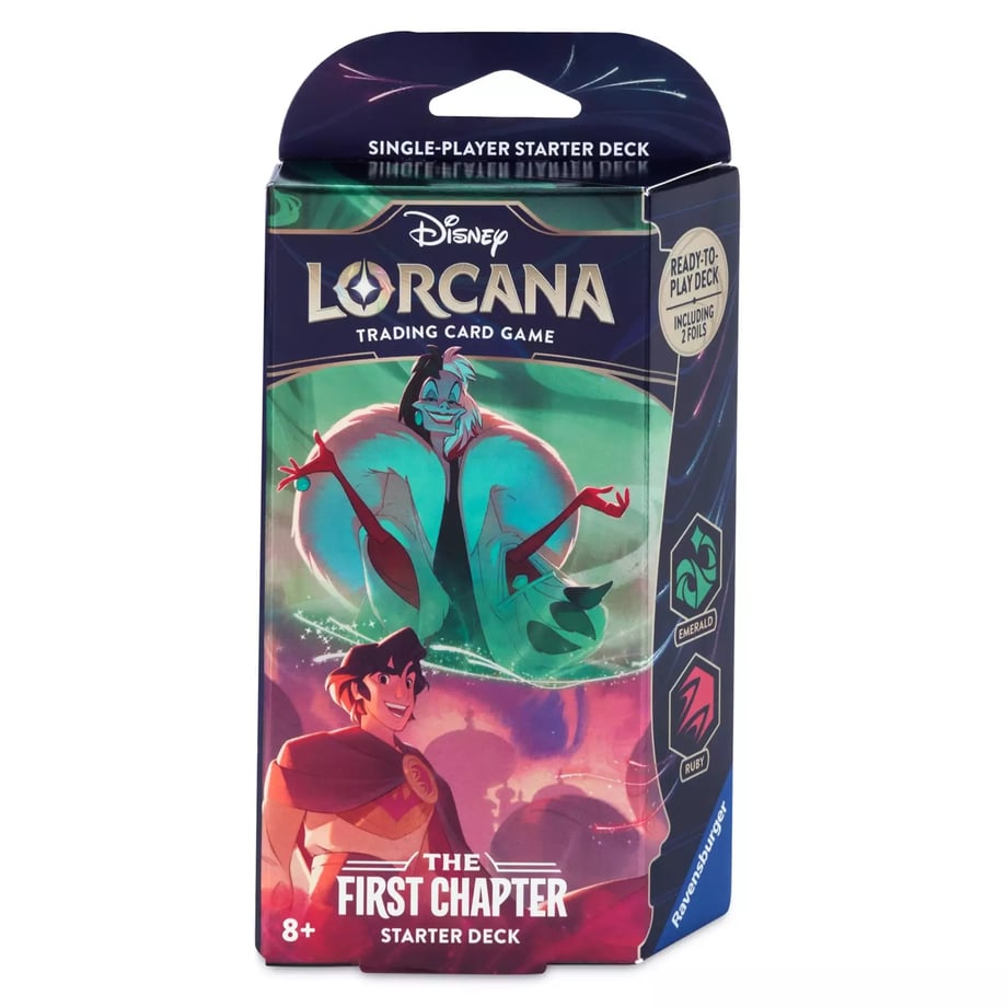 ディズニー LORCANA The First Chapter Starter Deck クルエラ・ド・ヴィル & アラジン
