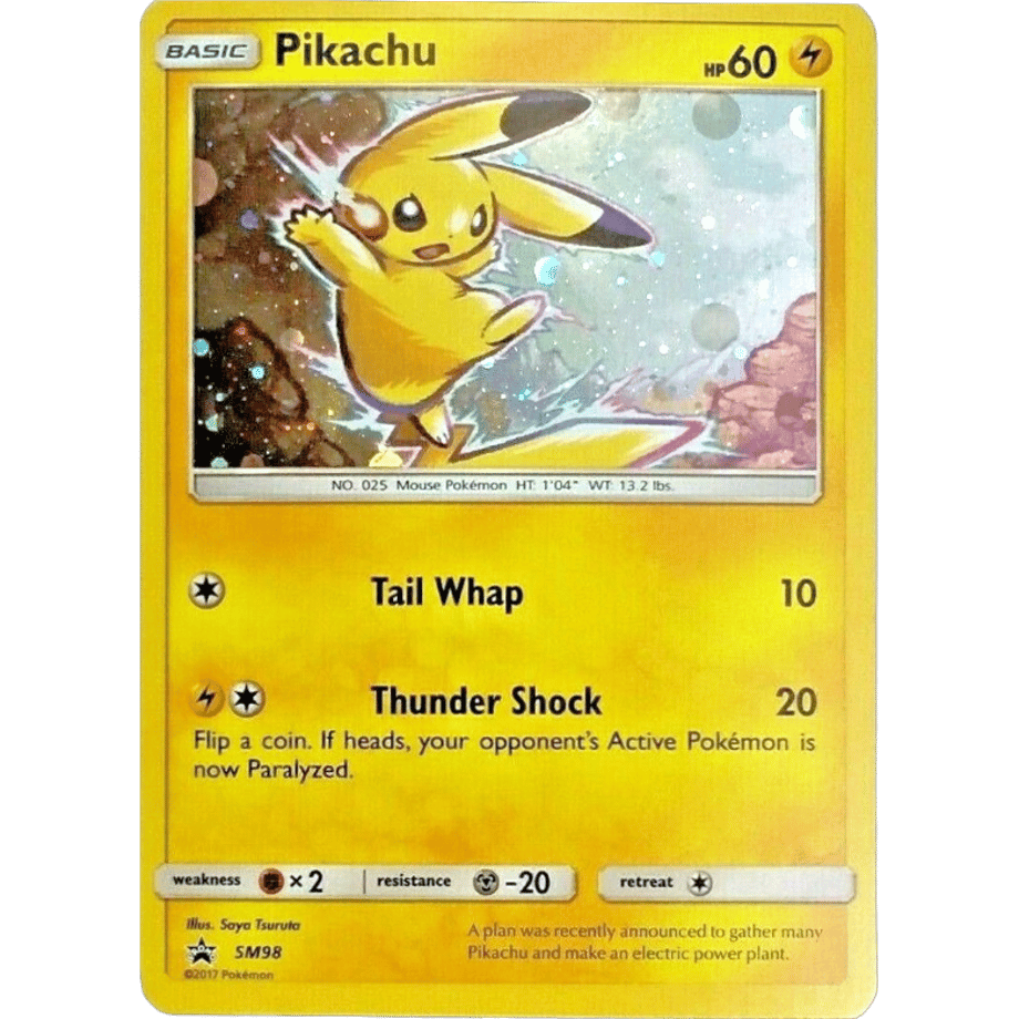ピカチュウ【P】(2018年ジムプロモ絵柄) / Pikachu - SM Promos (SM98)