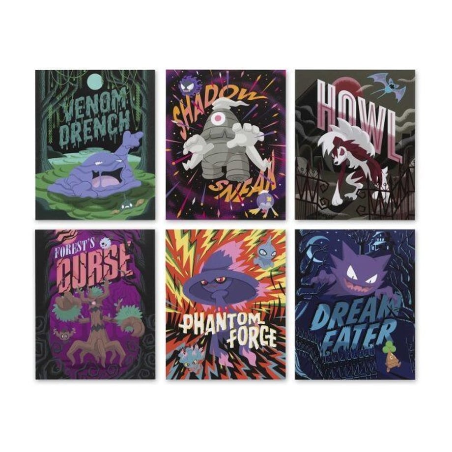 Pokémon Cinema Scares (set of 6)