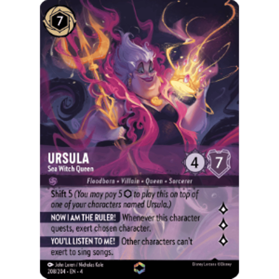 半額満載！スーパーSALE グランドセール！ LORCANA アースラ【エンチャンテッド】 Witch (Sea Ursula / その他