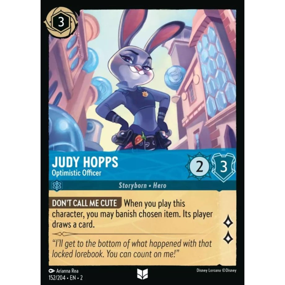 LORCANA Judy Hopps (Optimistic Officer) - 152/204-EN-2