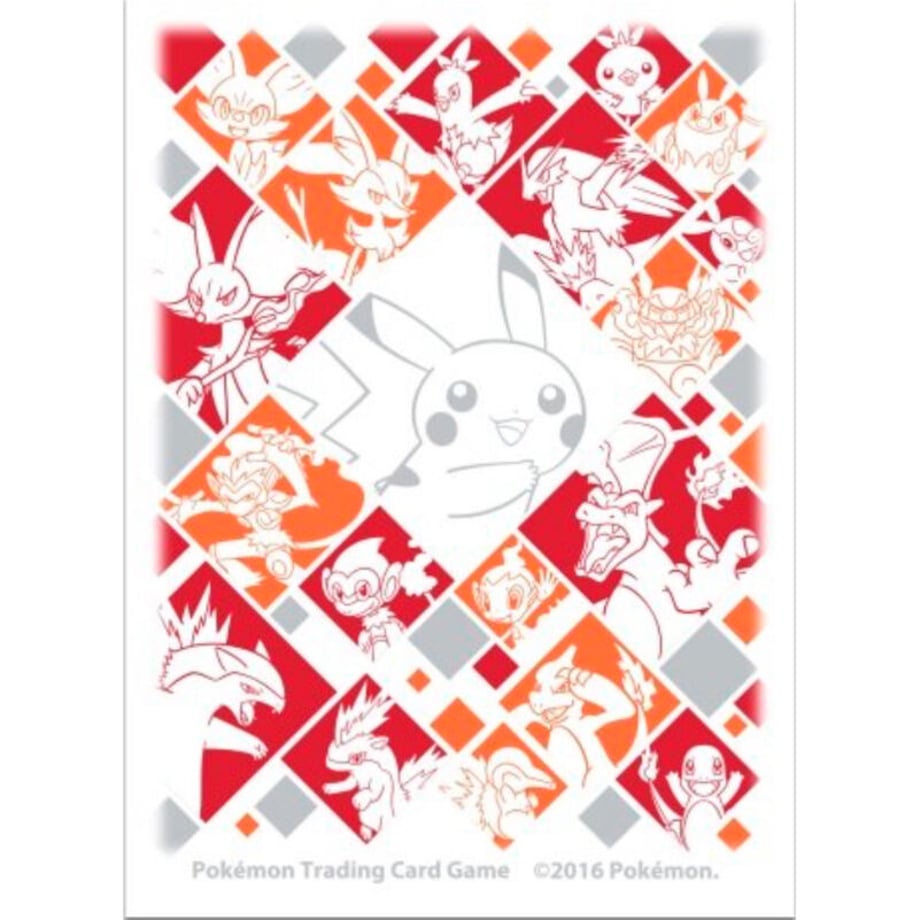 【バラ】 海外ポケセン限定 Just My Type: Fire (赤) スリーブ (2016)