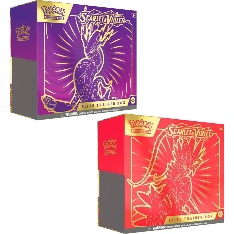 【箱潰れの場合があります】ポケモンカード Scarlet & Violet Elite Trainer Box (2個セット)【コライドン・ミライドン】