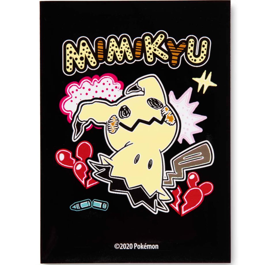 【バラ】海外ポケセン限定 Mimikyu Scribbles(ミミッキュ/黒)スリーブ (2020)
