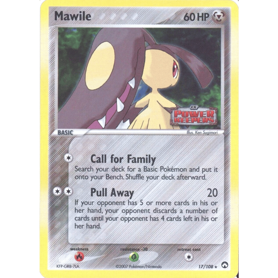 クチート (ワールドチャンピオンズパック絵柄) / Mawile - Power Keepers (17/108) 【ホロ・ロゴあり】