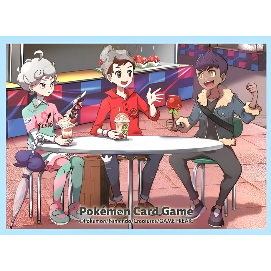 【バラ】 日版 ポケセン限定 POKÉMON TRAINERS Off Shot! マサル&ホップ&ビート スリーブ (2021)