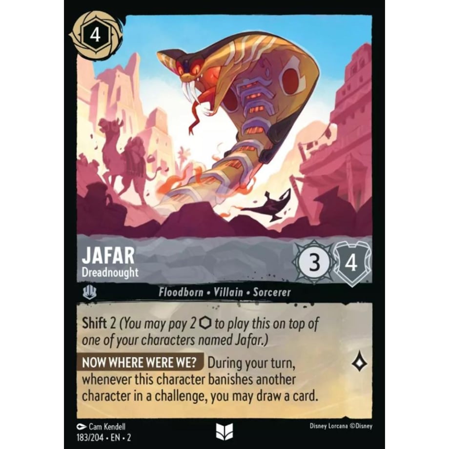 LORCANA ジャファー【アンコモン】 / Jafar (Dreadnought) - 183/204-EN-2