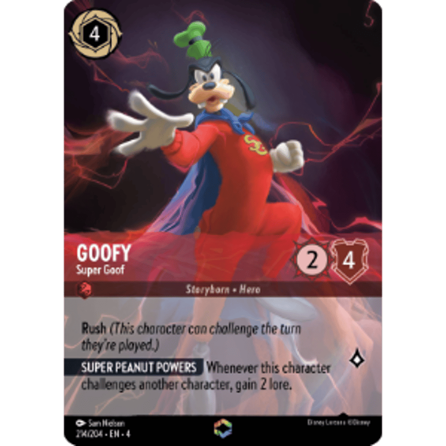 グーフィー　エンチャンテッド LORCANA グーフィ【エンチャンテッド】 / Goofy (Super Goof) - 214