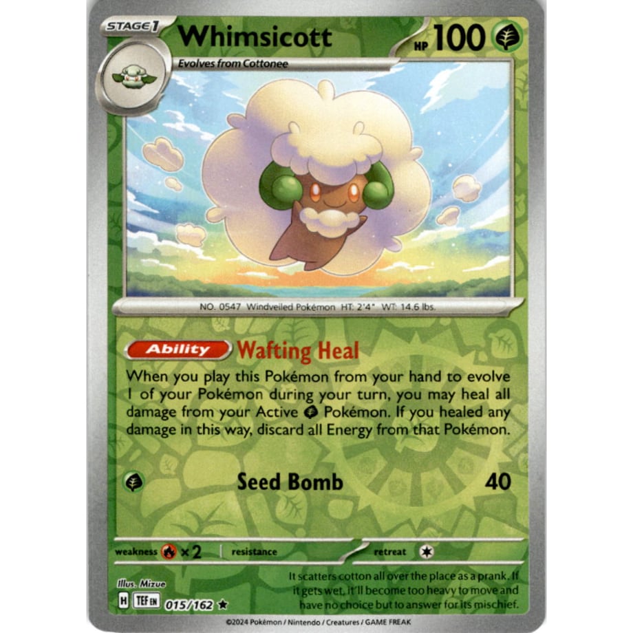 エルフーン【リバホロ】 / Whimsicott - Temporal Forces(015/162)