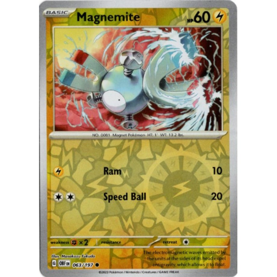 コイル 【リバホロ】 / Magnemite - Obsidian Flames (063/197)