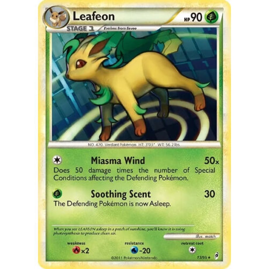 リーフィア 【海外限定絵柄】 / Leafeon - Call of Legends (13/95)