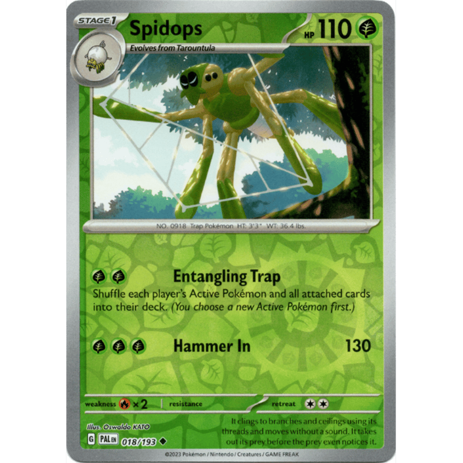 ワナイダー 【リバホロ】 / Spidops - Paldea Evolved (018/193)