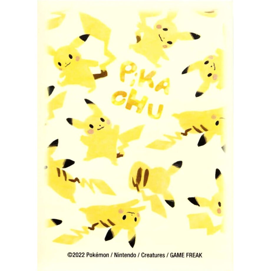 【バラ】 海外ポケセン限定 Pikachu ALLOVER(オールオーバー いっぱいピカチュウ) スリーブ (2022)