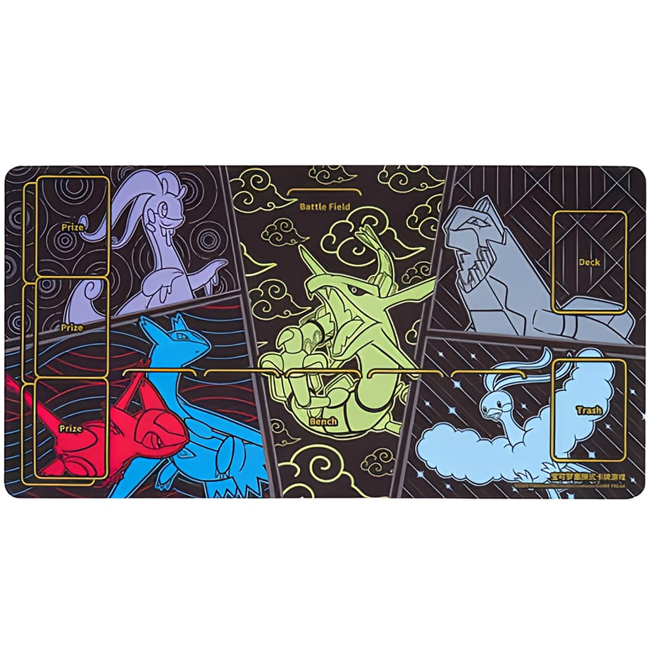 中国简体版 ドラゴン再来 対戦セット ギフトボックス付属品 プレイマット 【レックウザ】