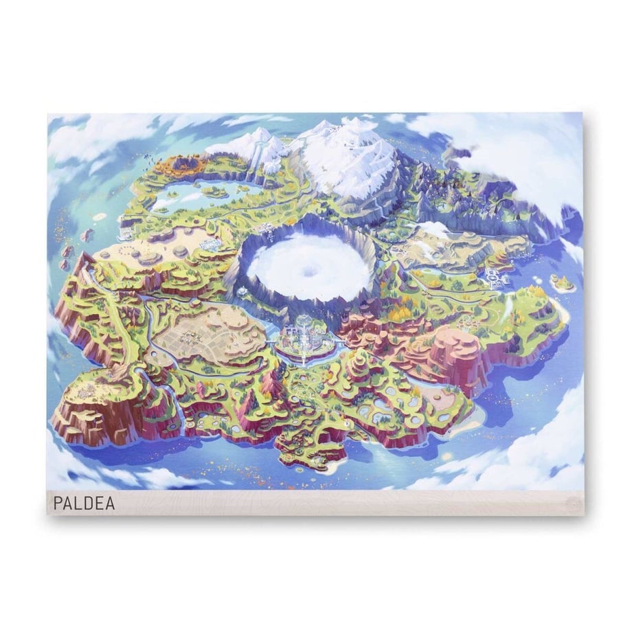 ポケモンセンター限定 パルデア地方 ポスター (約45.7cm × 61cm)