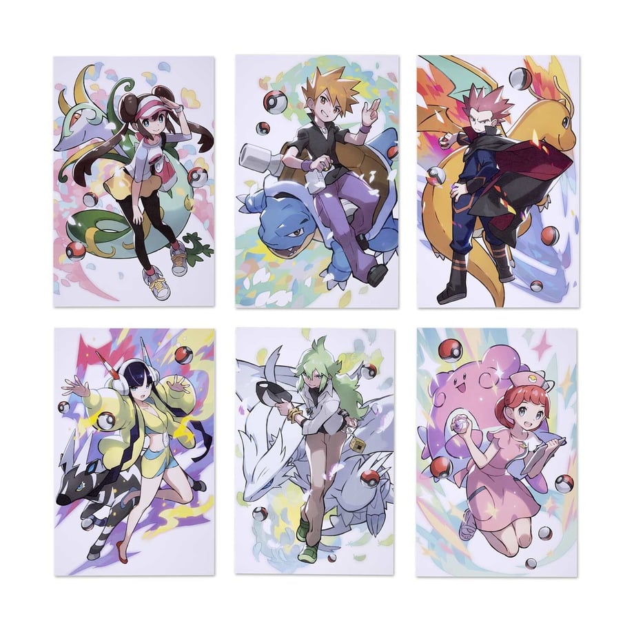 ポケモンセンター限定 トレーナズ ポスター (SET A)【6枚入り】【カメックス】