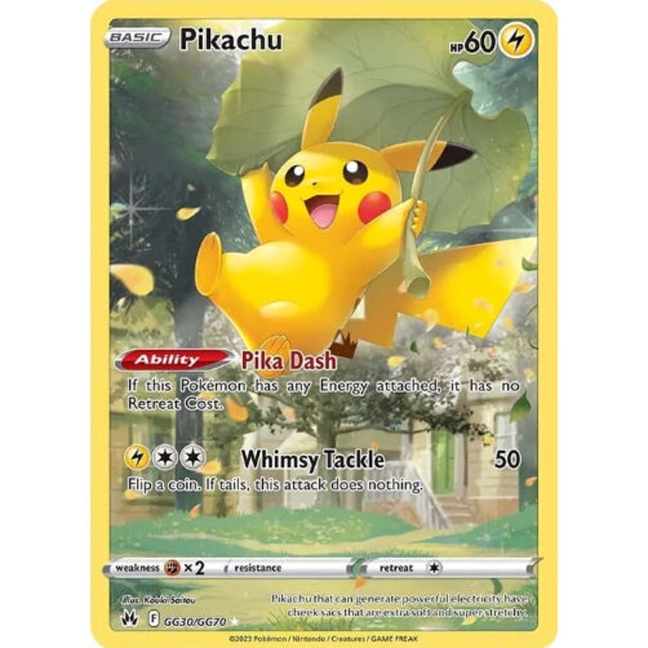 ピカチュウ 【AR】/ Pikachu - Crown Zenith (GG30/GG70)