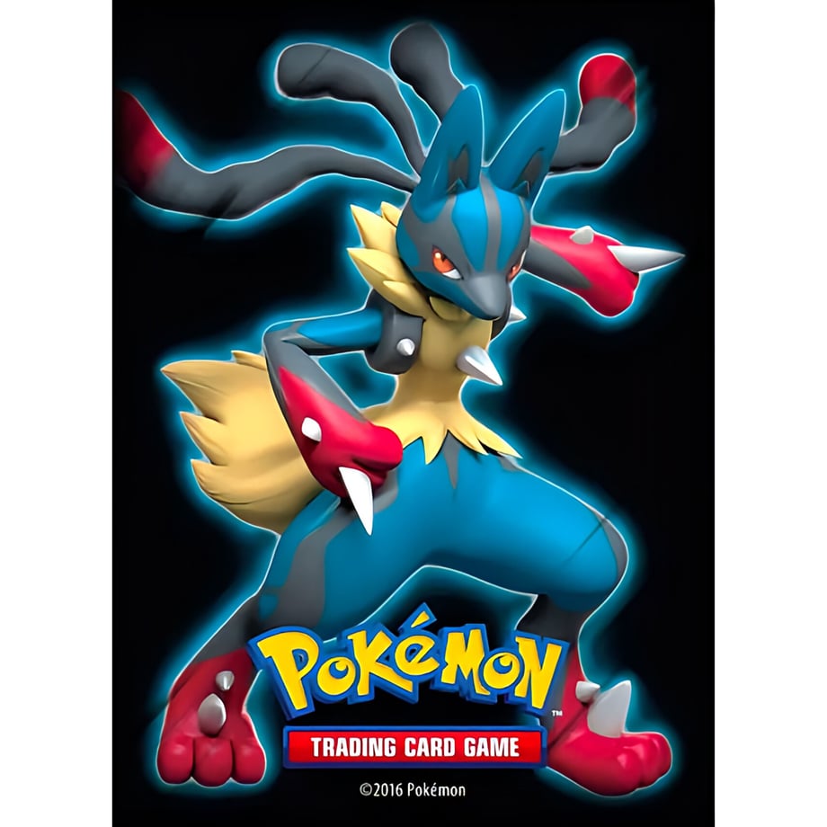 【バラ】 海外ポケセン限定 Mega Lucario (メガ ルカリオ) スリーブ (2016)