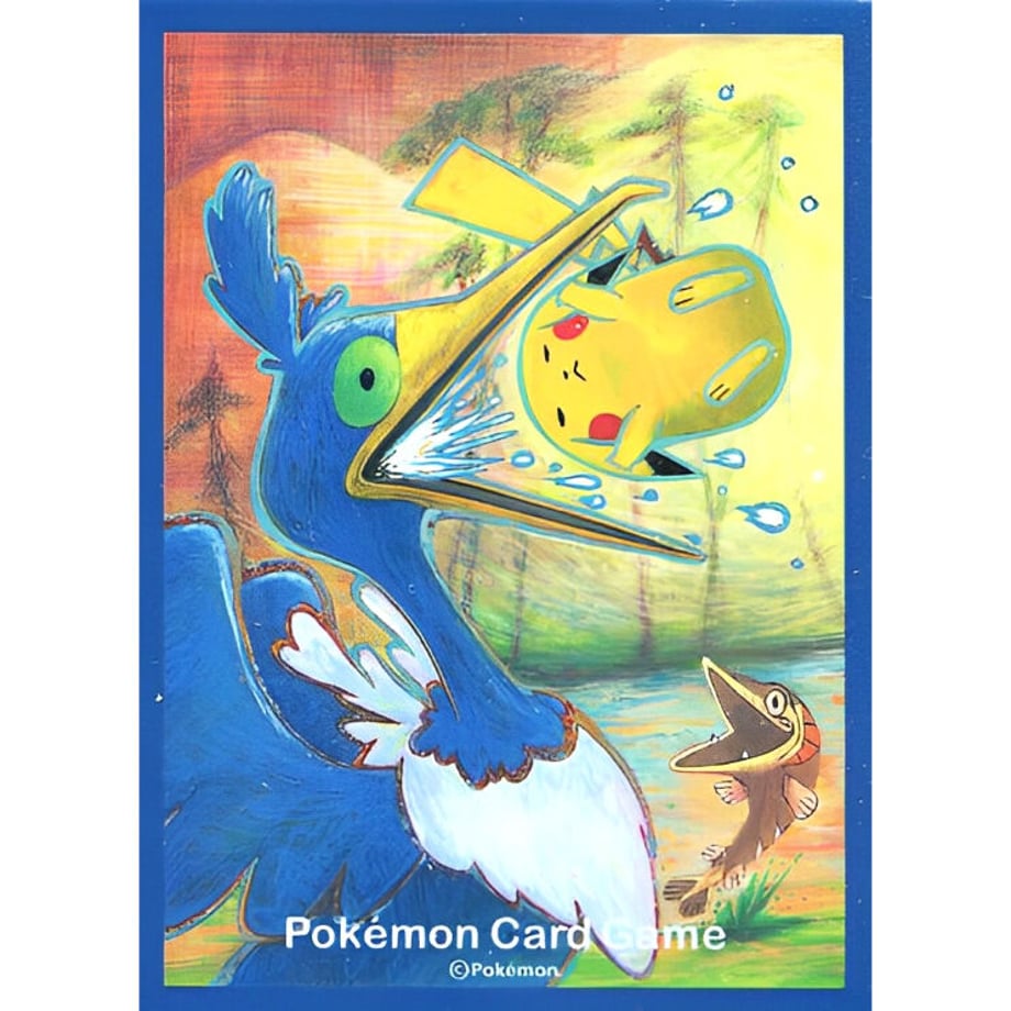 【バラ】 日版 ポケセン限定 ピカチュウとウッウ スリーブ (2020)