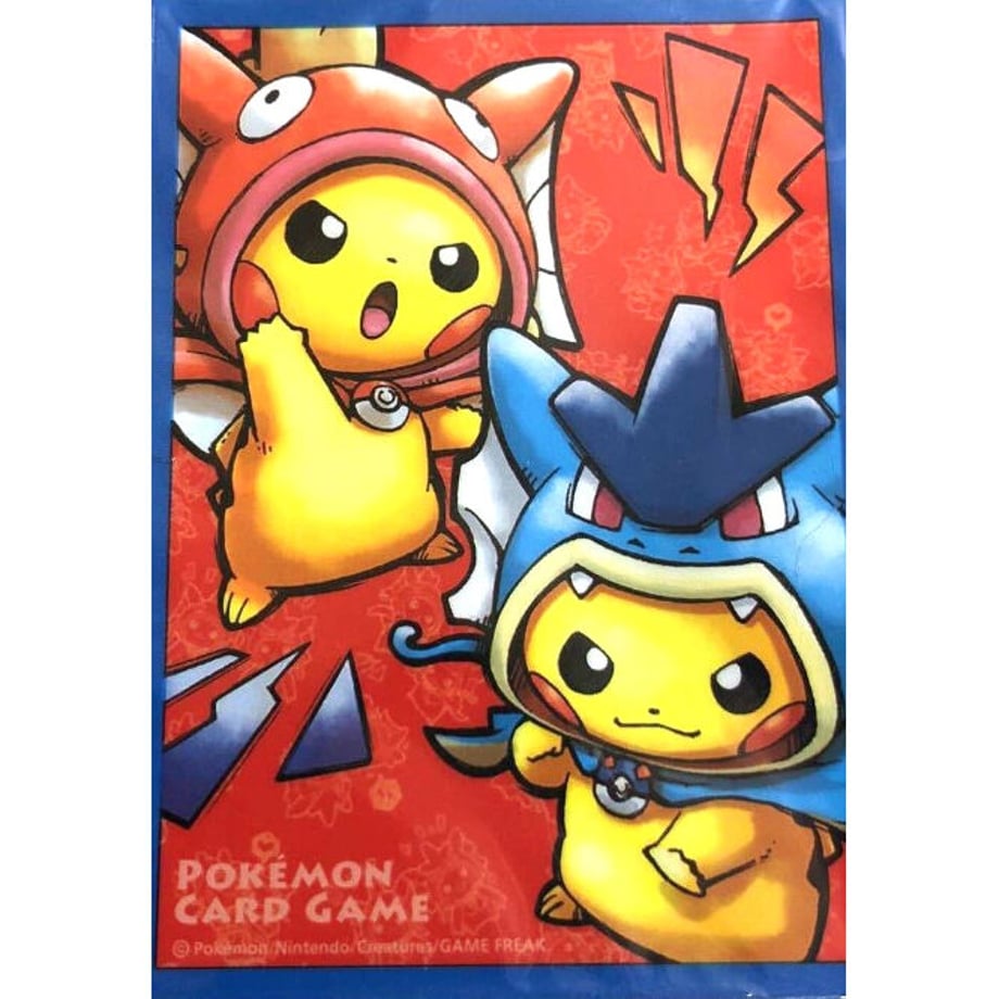【バラ】 日版 BOX限定 コイキングごっこ&ギャラドスごっこピカチュウ スリーブ (2015)