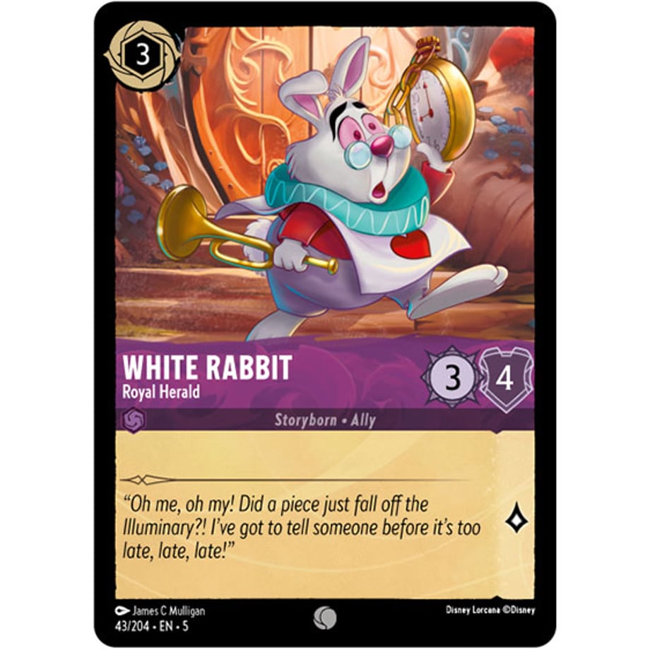 LORCANA White Rabbit (Royal Herald) - 43/204-EN-5